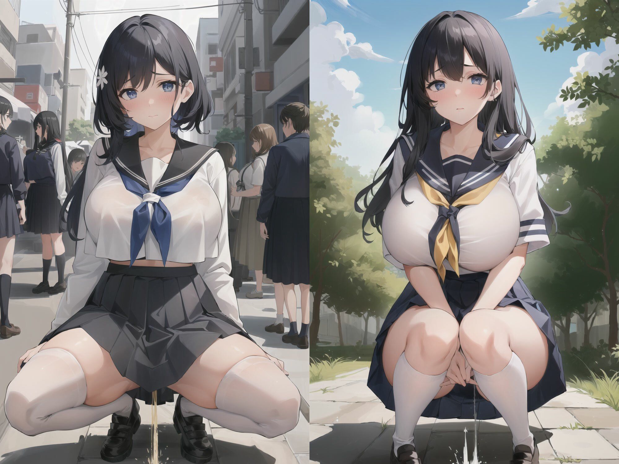 サンプル画像2:おしっこJK図鑑3(引きこもりんご) [d_279526]