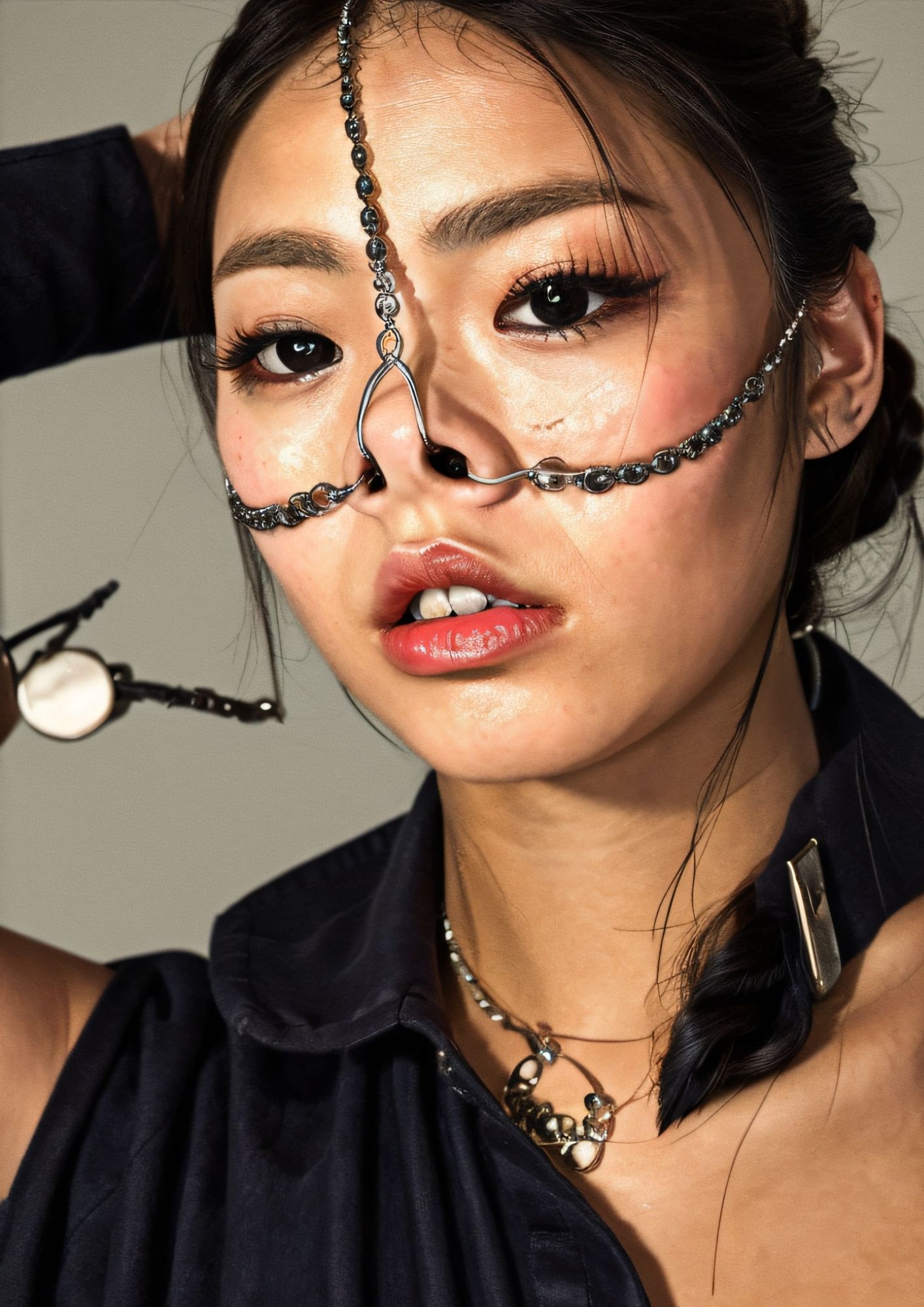 サンプル画像4:三方向鼻フックAI美女(部部部) [d_279553]