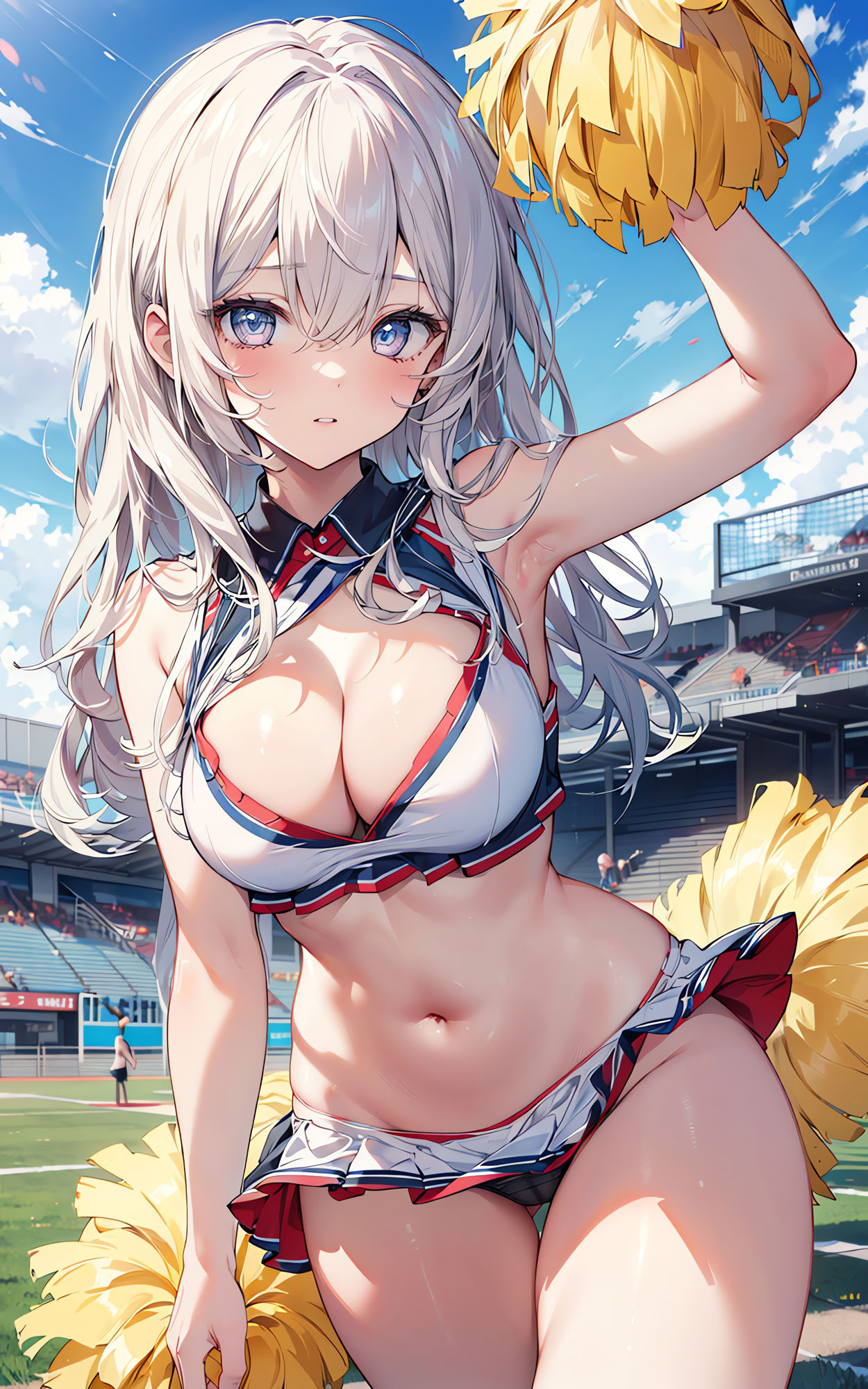 サンプル画像1:えちえちチアリーダーイラスト集(mls) [d_279604]