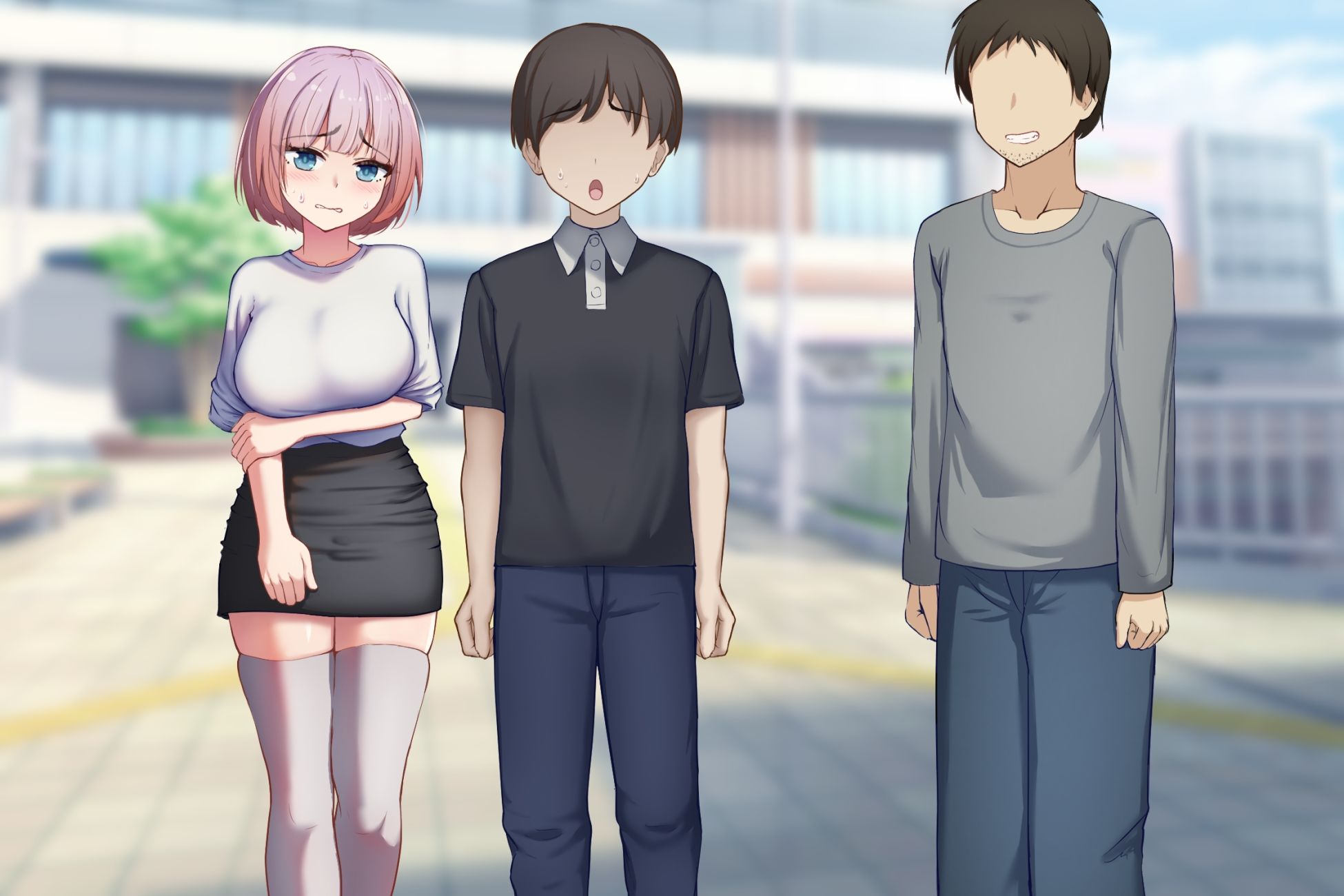 サンプル画像1:命令アプリで僕の彼女が寝取られる(れとりっく) [d_279609]