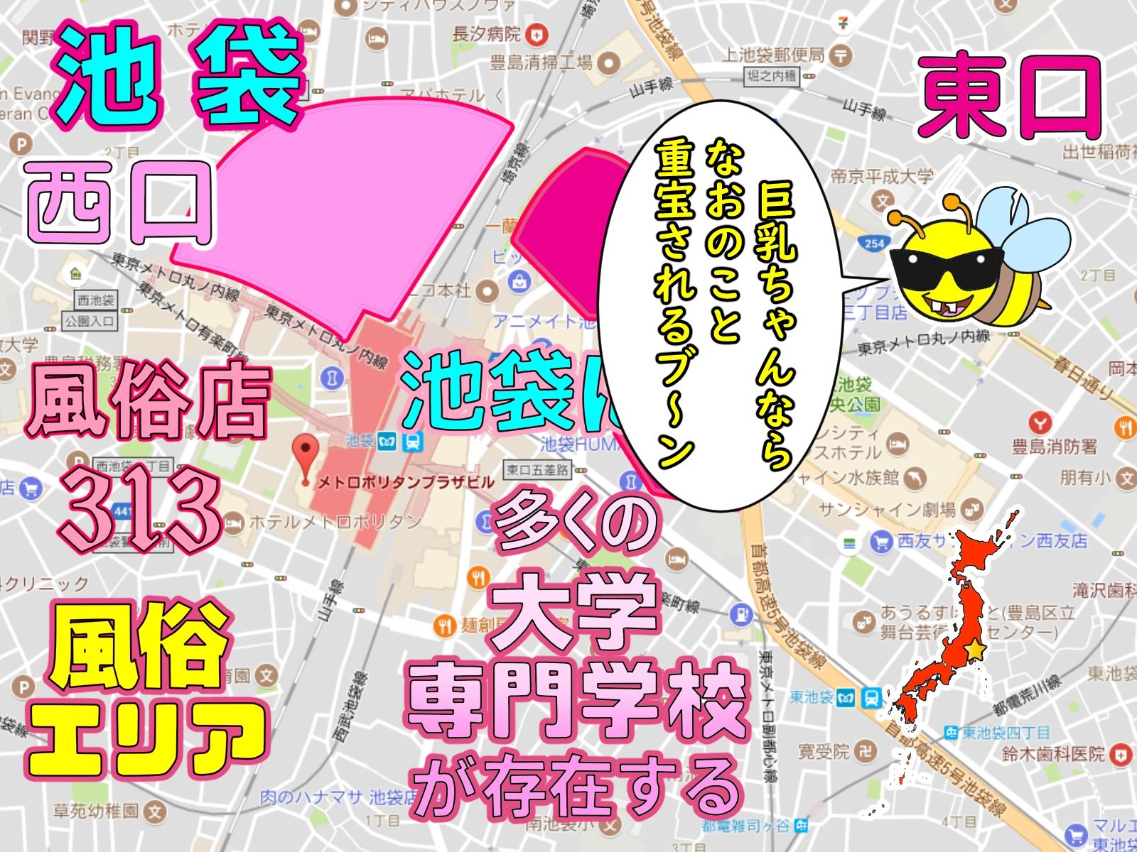 サンプル画像3:『IWEGK 池袋ウェスト＆イースト・ゲート巨乳』 全255枚(アニメートル) [d_279618]