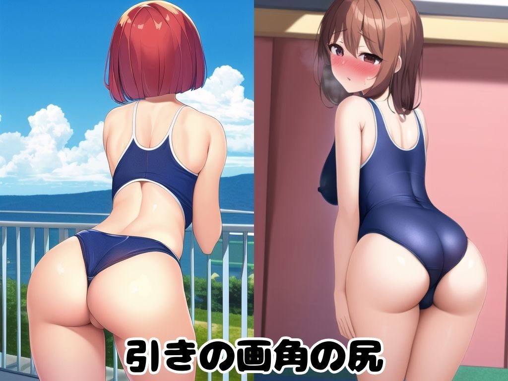 サンプル画像2:スク水＆女の尻(まじんぶう) [d_279634]