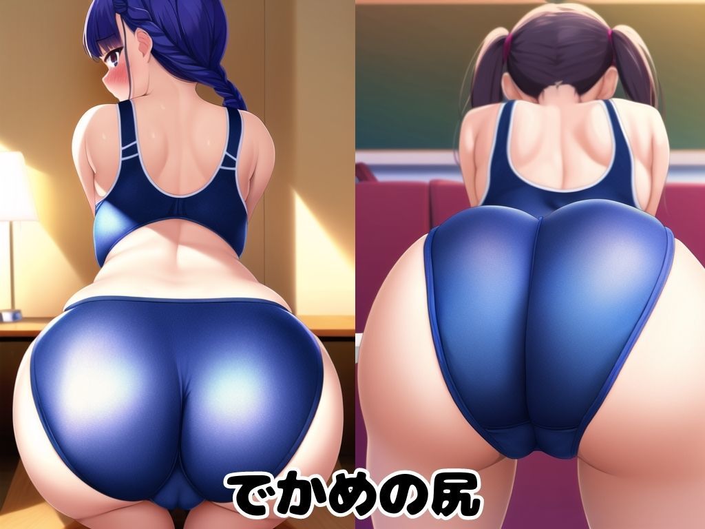 サンプル画像3:スク水＆女の尻(まじんぶう) [d_279634]