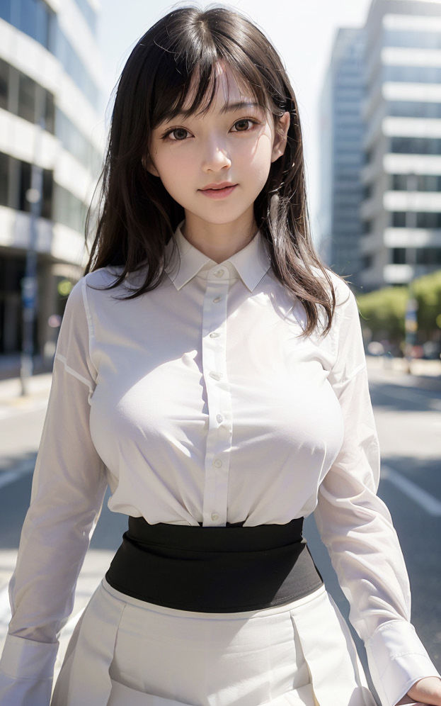 サンプル画像1:外で脱いじゃう巨乳美女のヌード写真集【AI妄想写真集】(おなにマン) [d_279682]