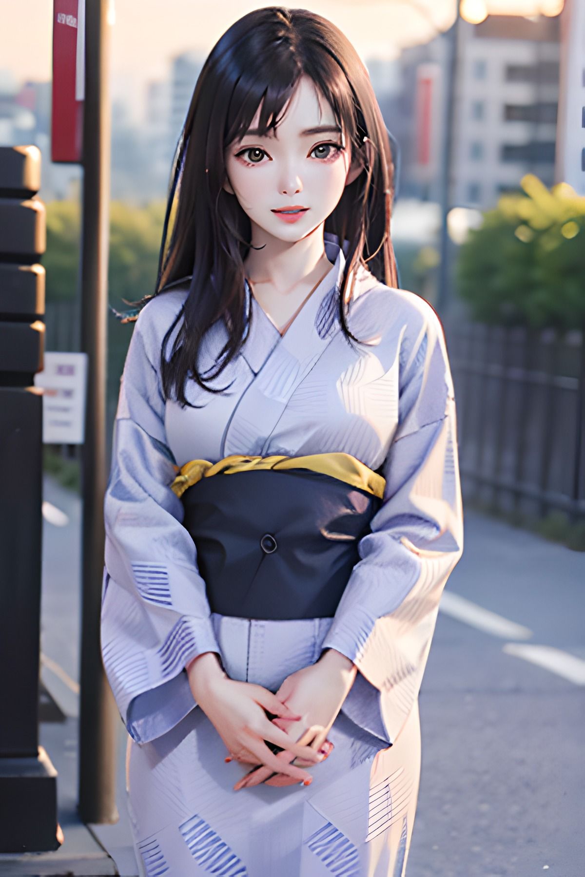 サンプル画像1:浴衣デート〜このあと先輩のうち行っていいですか？(bubule) [d_279872]