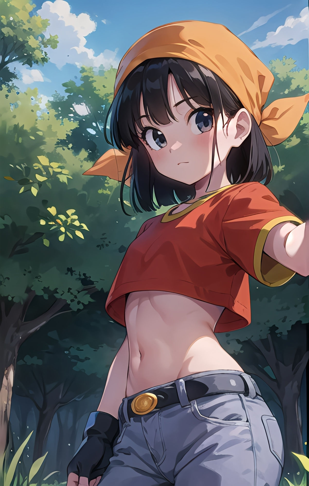 サンプル画像1:バンダナ娘とえちえちデート(NAI本舗) [d_279940]