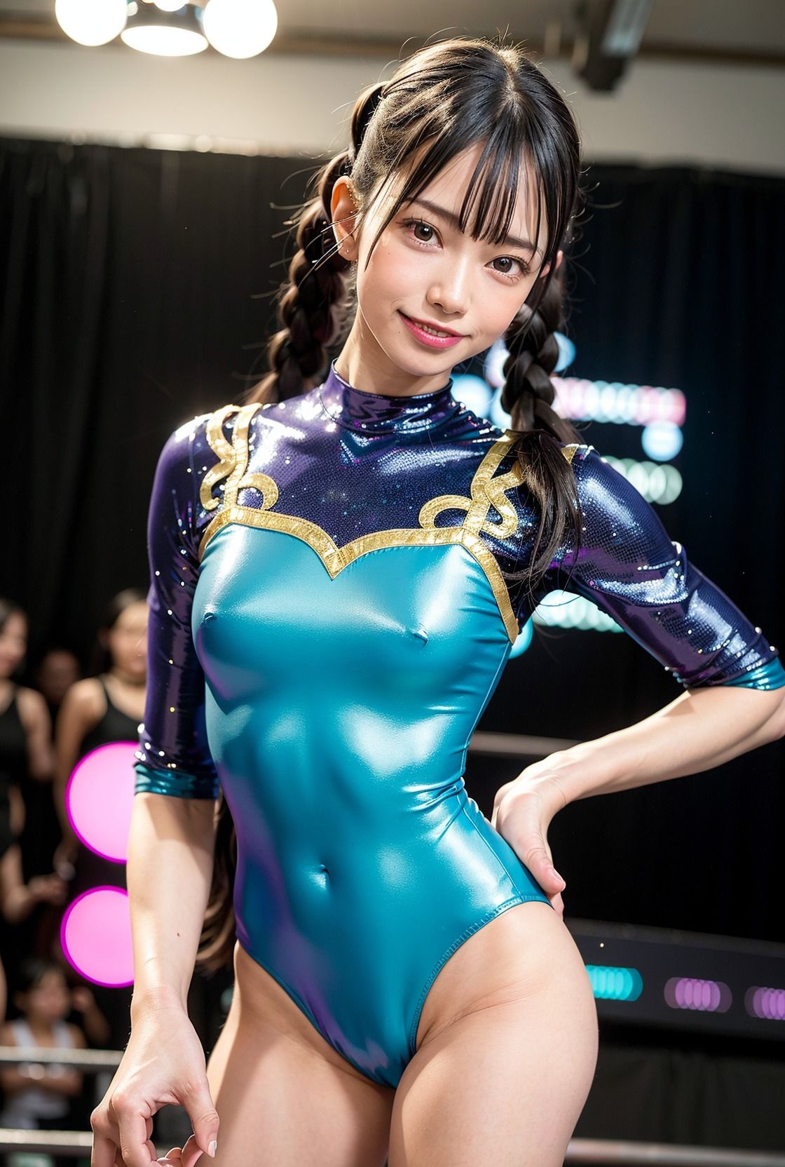 サンプル画像3:AIグラビア えちえち新体操レオタードVOL.3(フェティシズム) [d_280051]