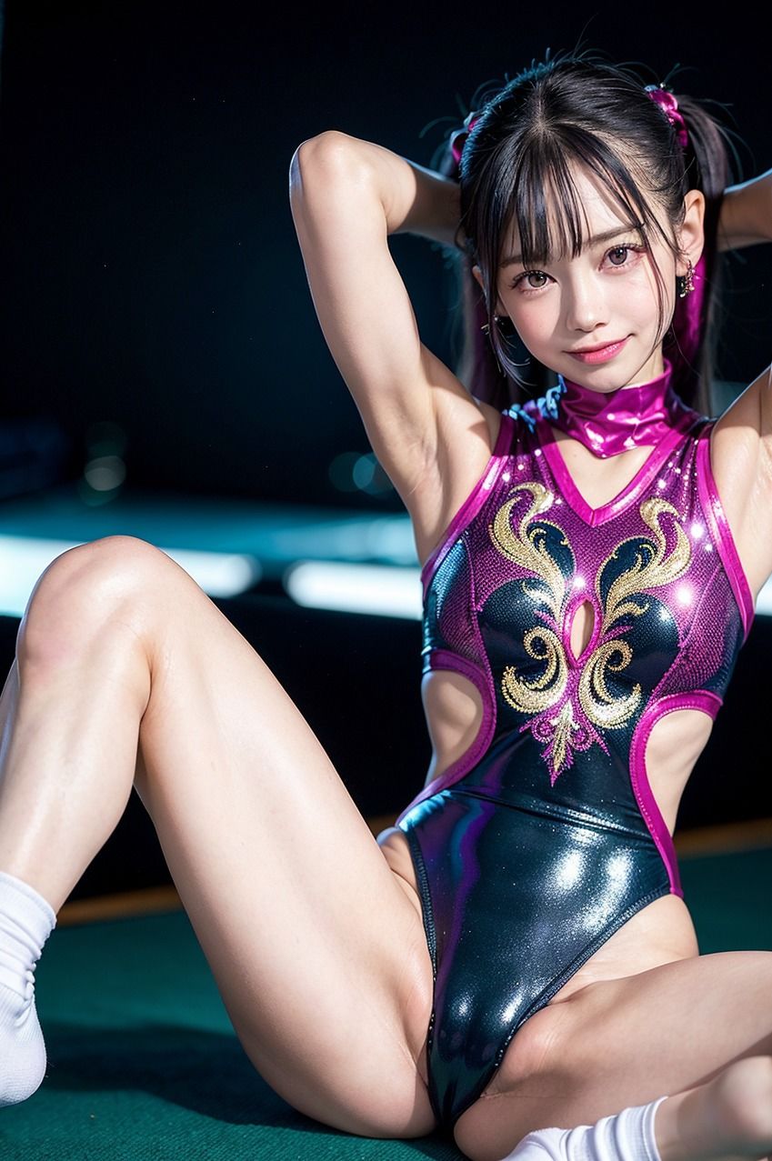 サンプル画像6:AIグラビア えちえち新体操レオタードVOL.3(フェティシズム) [d_280051]