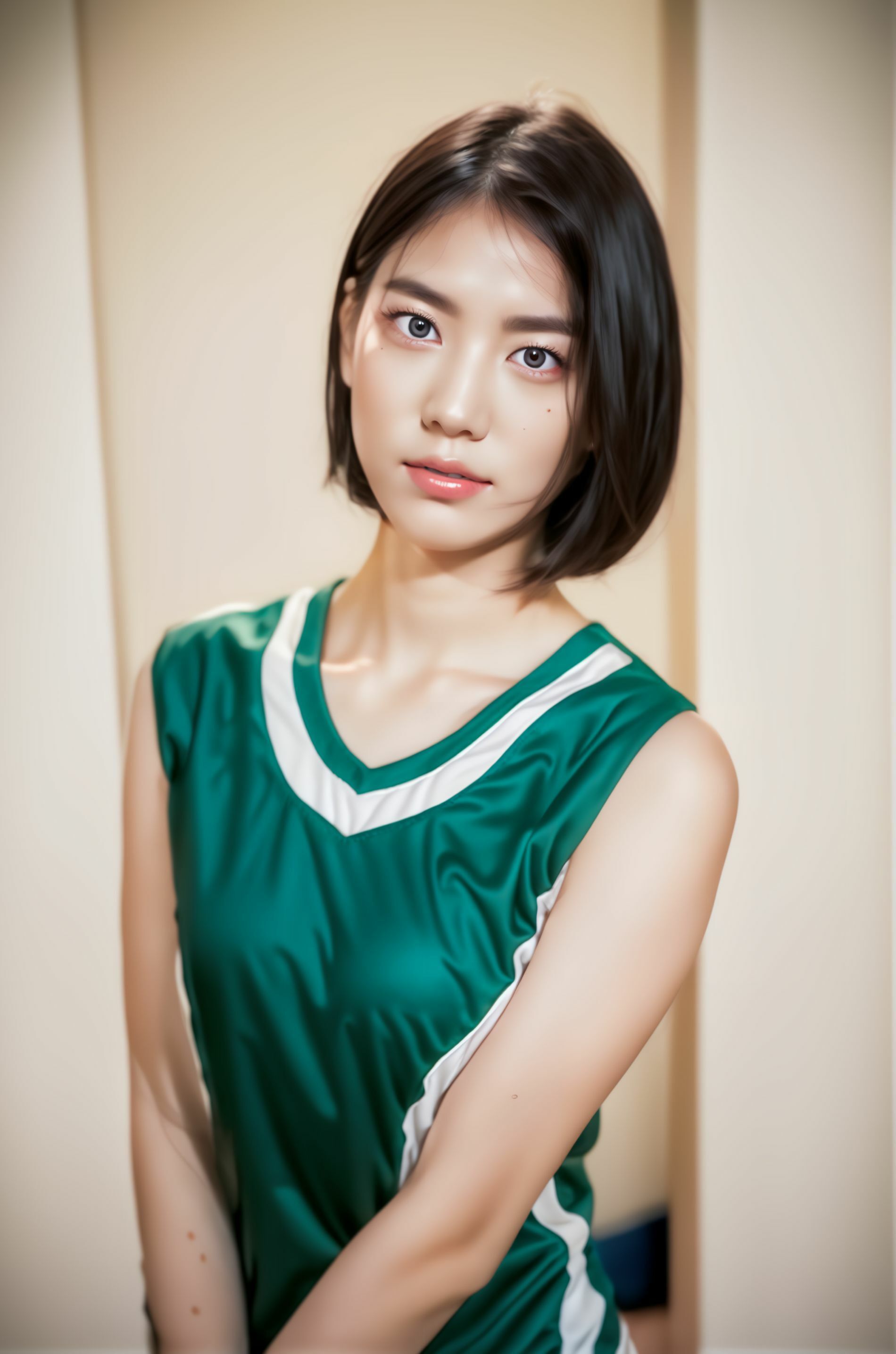 『汗と水着とスポーツと私』妄想AI美女イラスト集vol.3 陸上 水泳 満載