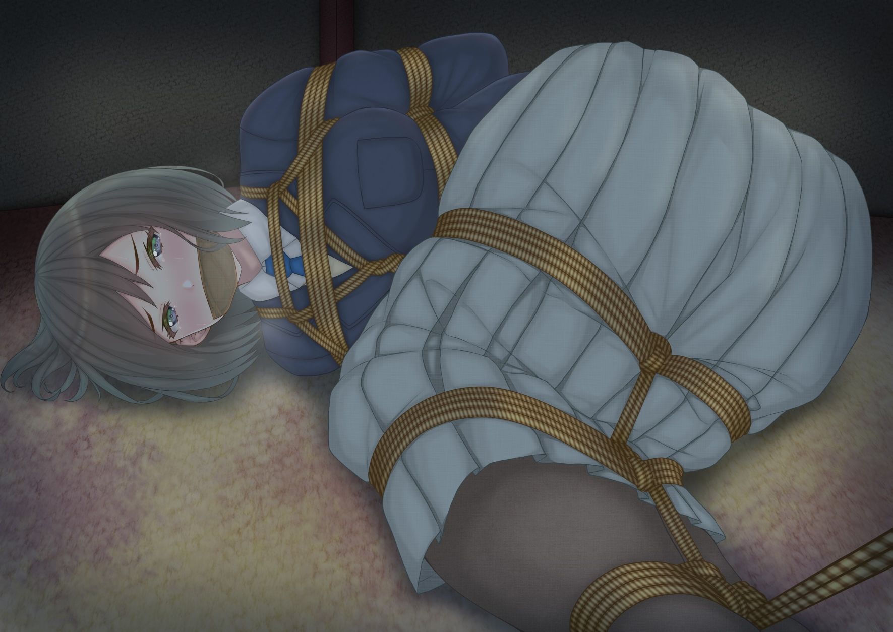 サンプル画像1:むちむち制服縛り(おさかな工場) [d_280200]