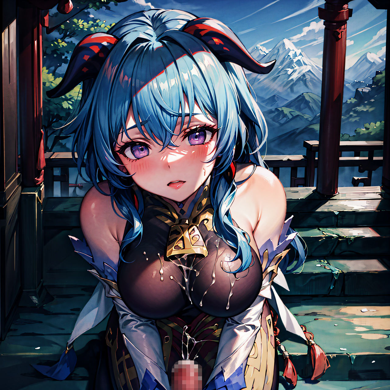 サンプル画像1:○神CG集 汁濁璃月(白濁工房) [d_280207]