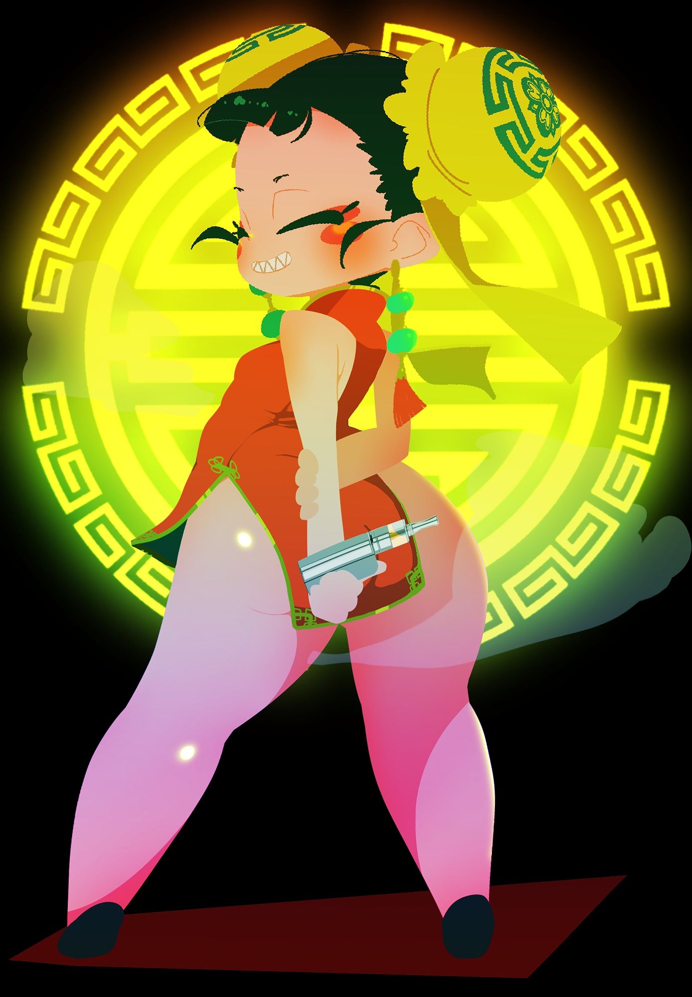 サンプル画像1:チャイナタウンミートGIFCG集2023年6月号(一ドル硬貨) [d_280287]