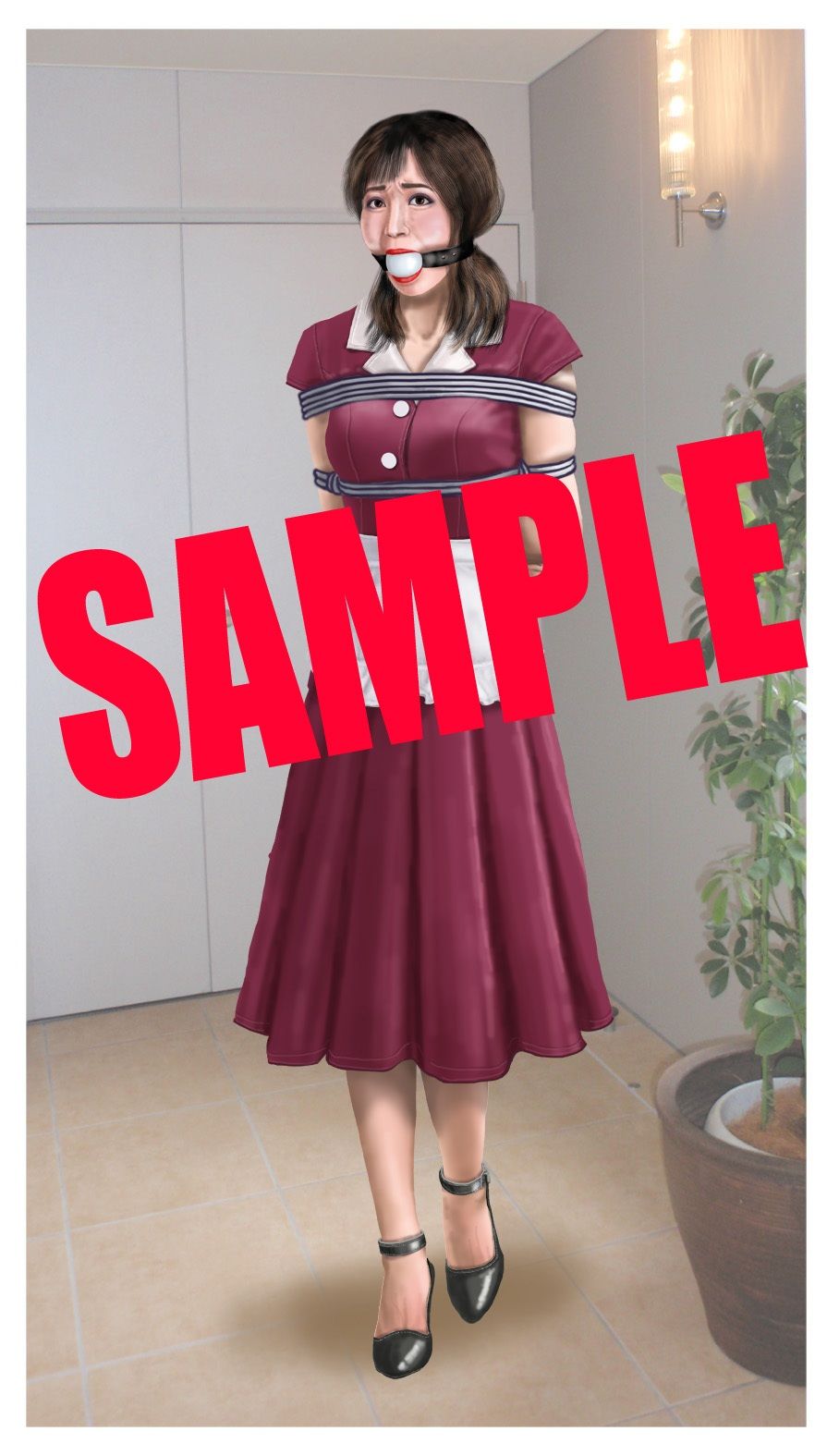 サンプル画像2:緊縛・着衣緊縛絵巻VOL.08(クリセゴン) [d_280430]