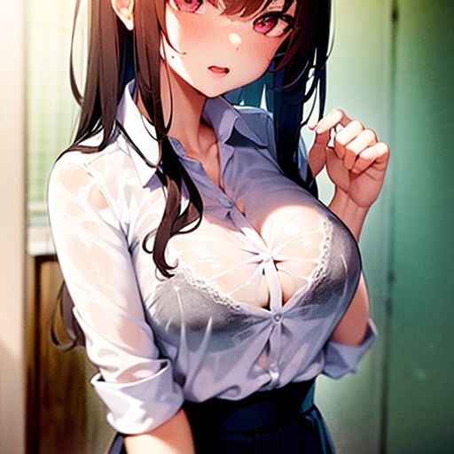 サンプル画像3:水に濡れたシャツから透けるブラ(エロ天使商会) [d_280542]