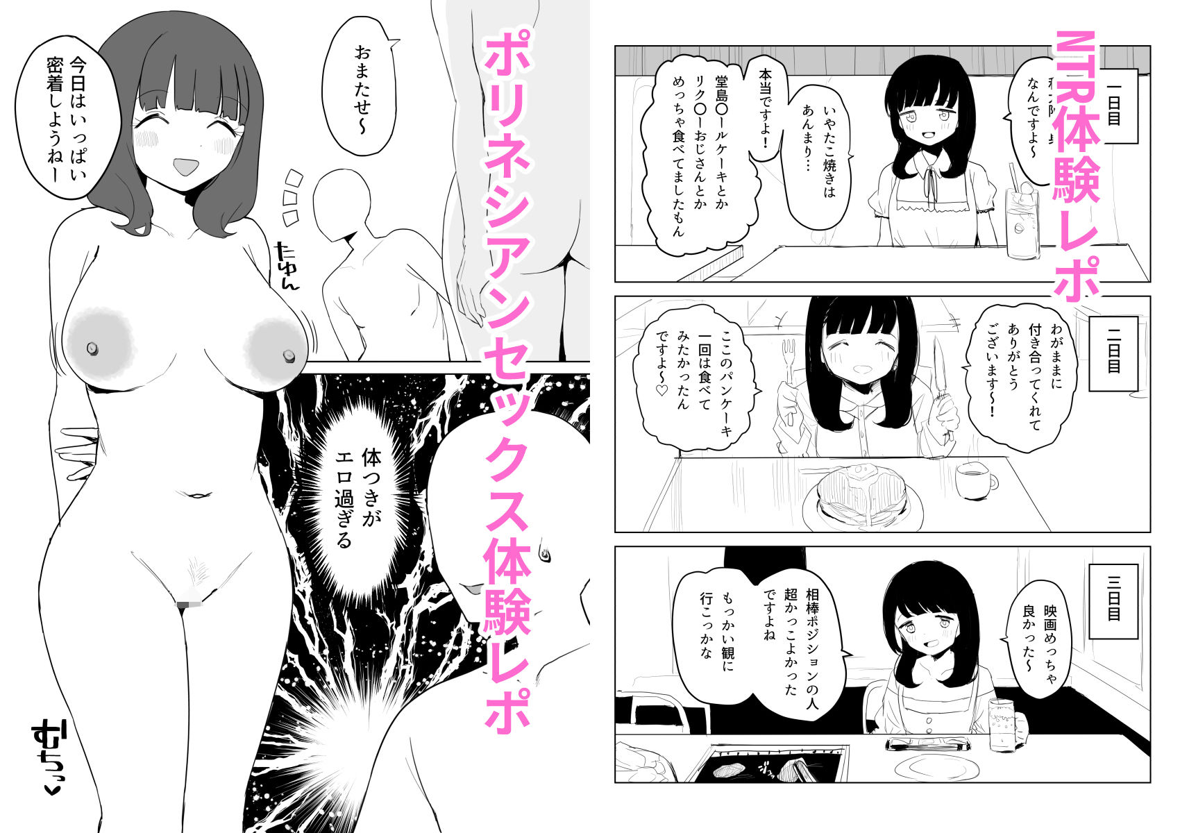 サンプル画像3:架空風俗体験レポ風漫画(誰塚) [d_280666]