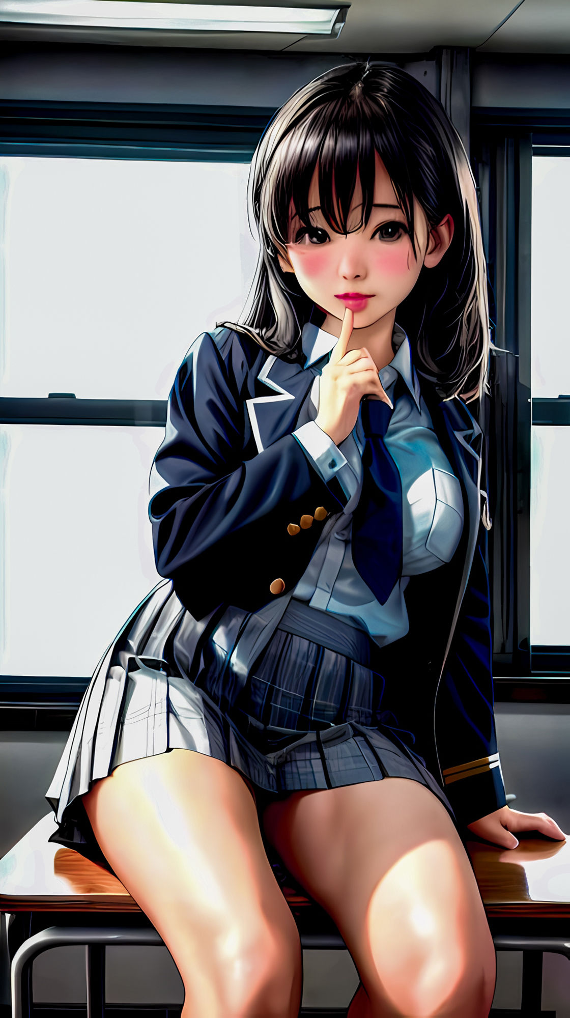 サンプル画像5:【イラスト写真集】「ねぇ、みんなには内緒だよ？」｜Vol.01(Japan Bizyo Online) [d_280697]