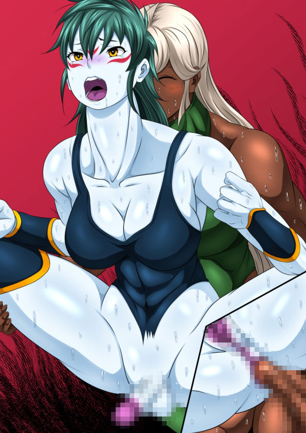 サンプル画像4:ふたなりクリーチャーvol.10【激突！！土女対尼入道！！】(夜ノヲカズ食堂) [d_280708]