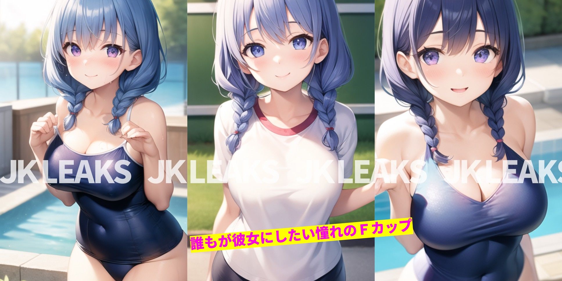 サンプル画像2:JK LEAKS 2 – Fカップ委員長編 -【AIアニメ付】(AniyA) [d_280787]