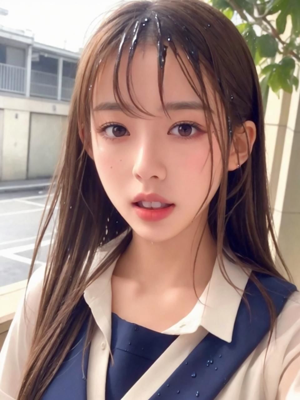 サンプル画像1:びっしょりビショビショびしょ濡れ美少女 放課後編(ChickenToPotato) [d_281038]