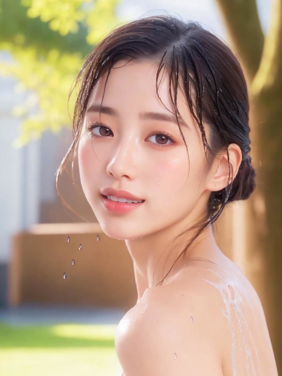 びっしょりビショビショびしょ濡れ美少女 放課後編