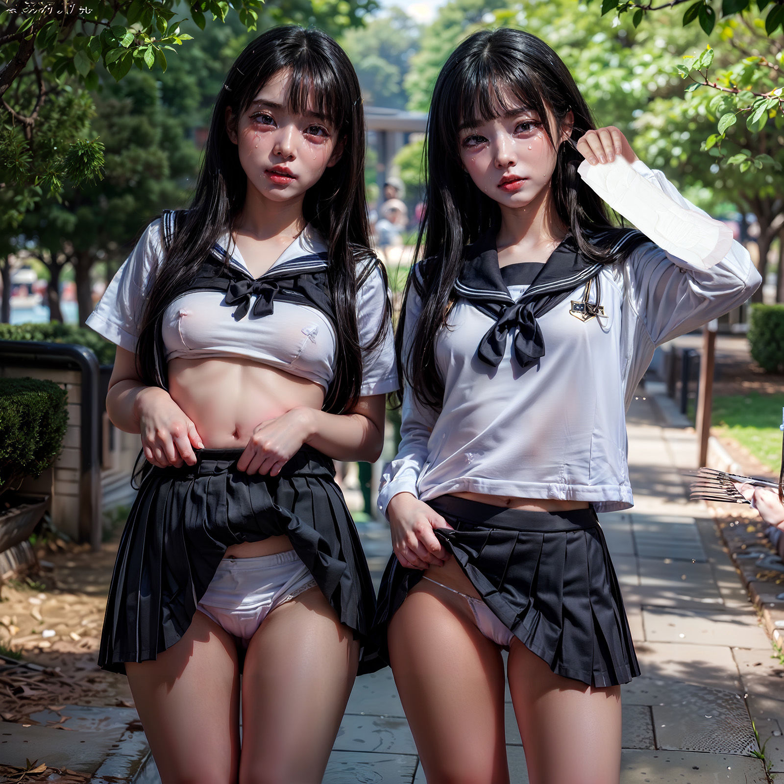 サンプル画像5:強●露出遊戯 8K超高画質 制服美巨乳娘CG集460枚(流離の浪人) [d_281046]