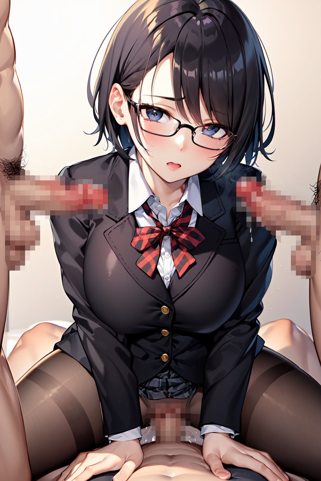 サンプル画像3:学校で乱交(エロAIいらすとや) [d_281236]