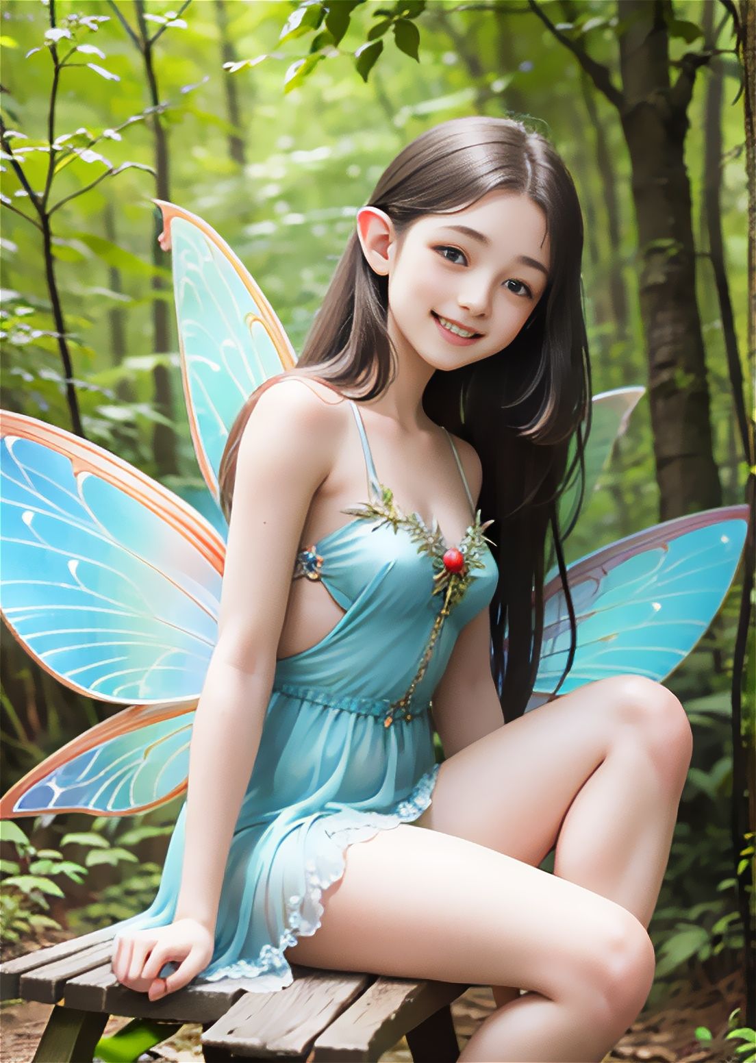 サンプル画像3:森の妖精(幻影空域) [d_281294]