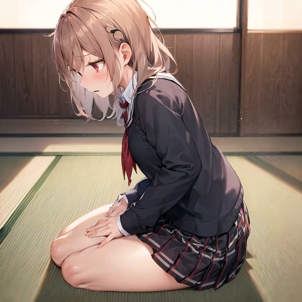 サンプル画像2:制服フェチ 畳とJK編(フェチ工房) [d_281333]