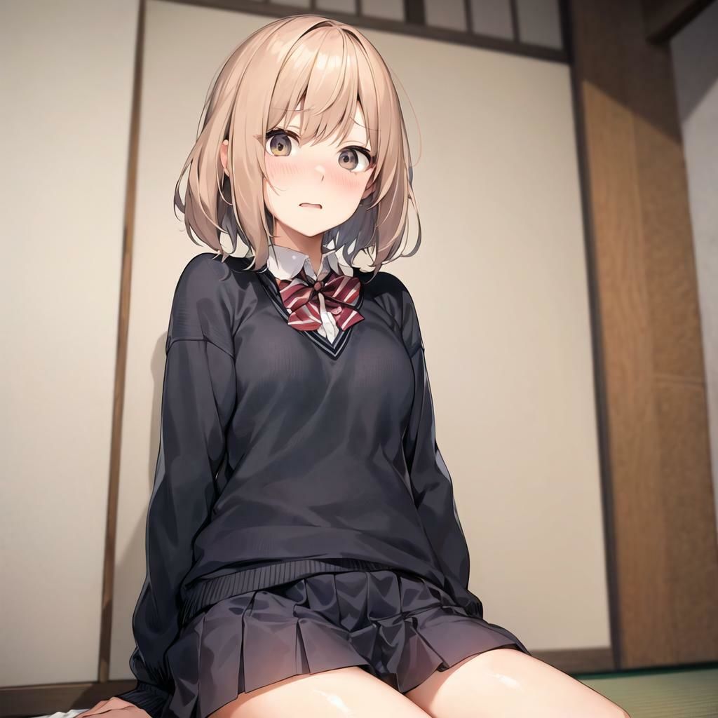 サンプル画像4:制服フェチ 畳とJK編(フェチ工房) [d_281333]