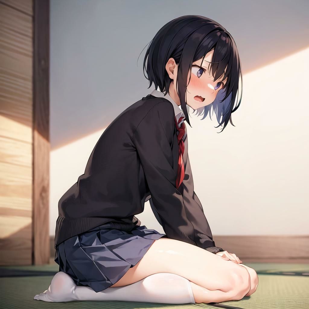 サンプル画像5:制服フェチ 畳とJK編(フェチ工房) [d_281333]