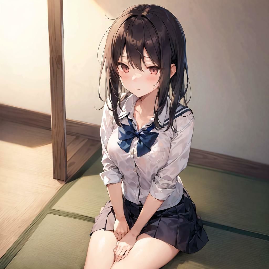 サンプル画像6:制服フェチ 畳とJK編(フェチ工房) [d_281333]