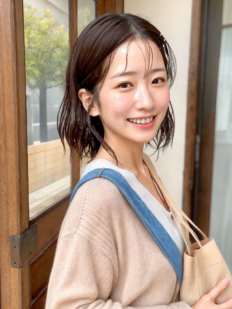 サンプル画像1:びっしょりビショビショびしょ濡れ美少女 人妻編(ChickenToPotato) [d_281349]