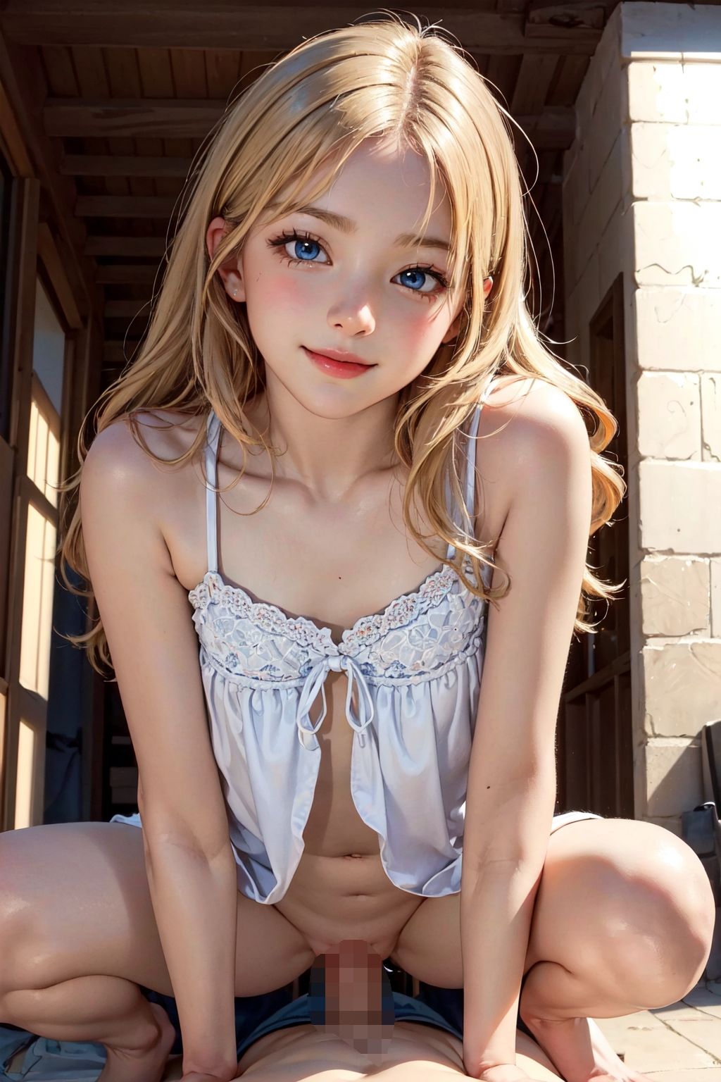 サンプル画像3:金髪少女と濃厚新婚生活(ファビュラスな神主) [d_281438]