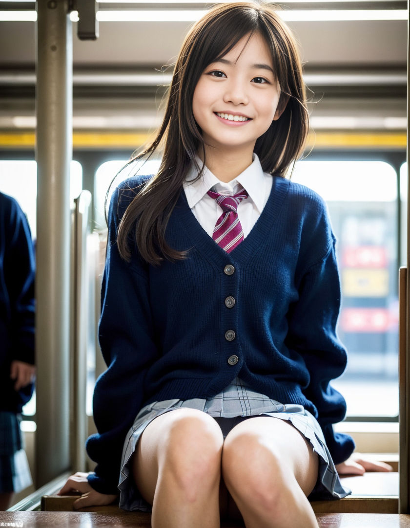 サンプル画像3:j〇えちえち通学 vol.2(J〇 AI事務所) [d_281444]