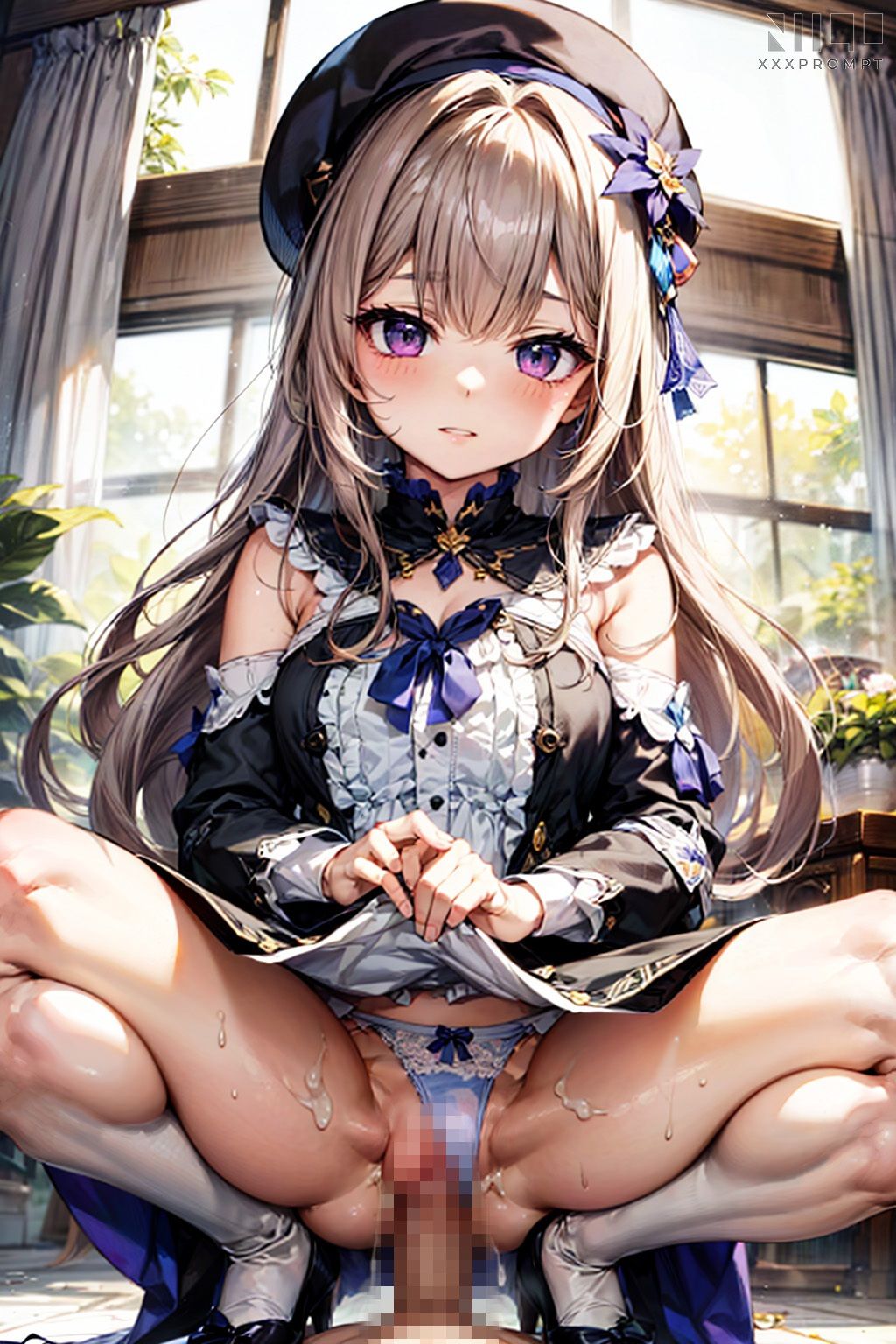 サンプル画像1:淫壊スターレイル 性奉仕人形ヘルタ(xxxprompt) [d_281451]