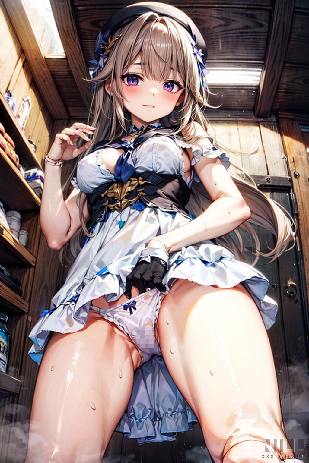 サンプル画像2:淫壊スターレイル 性奉仕人形ヘルタ(xxxprompt) [d_281451]