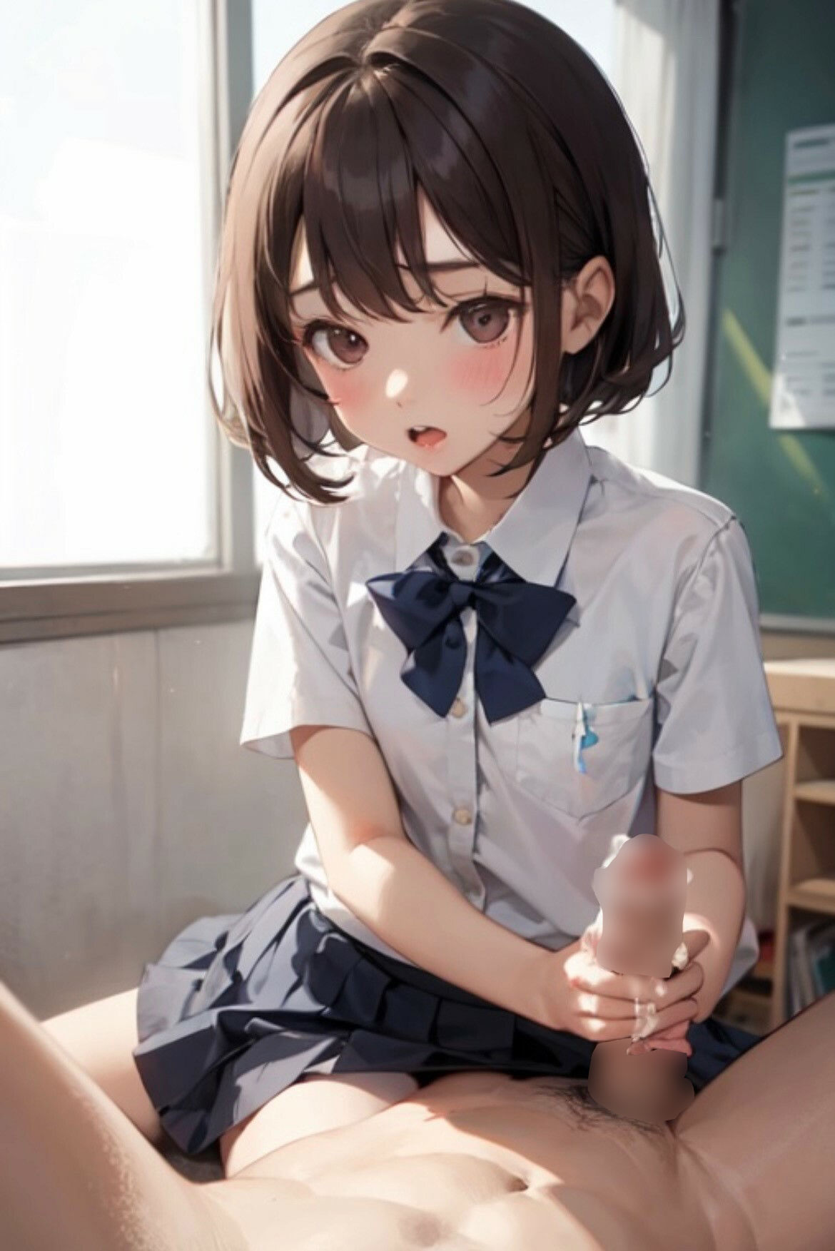 サンプル画像1:手コキ学園(危険な扉) [d_281506]