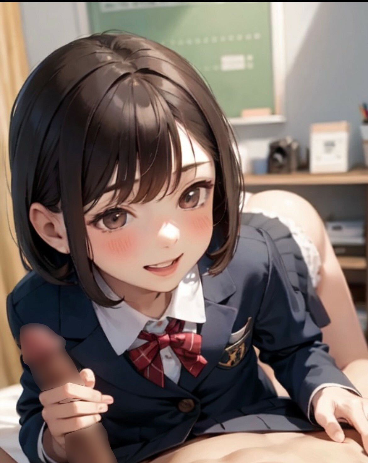 サンプル画像2:手コキ学園(危険な扉) [d_281506]