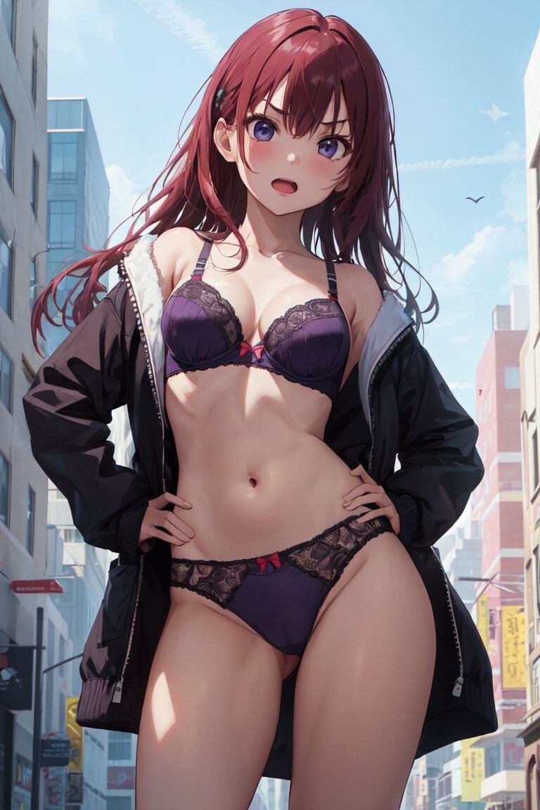 サンプル画像2:露出プレイを要求されちゃう彼女たち(未知なる世界の探究者) [d_281519]