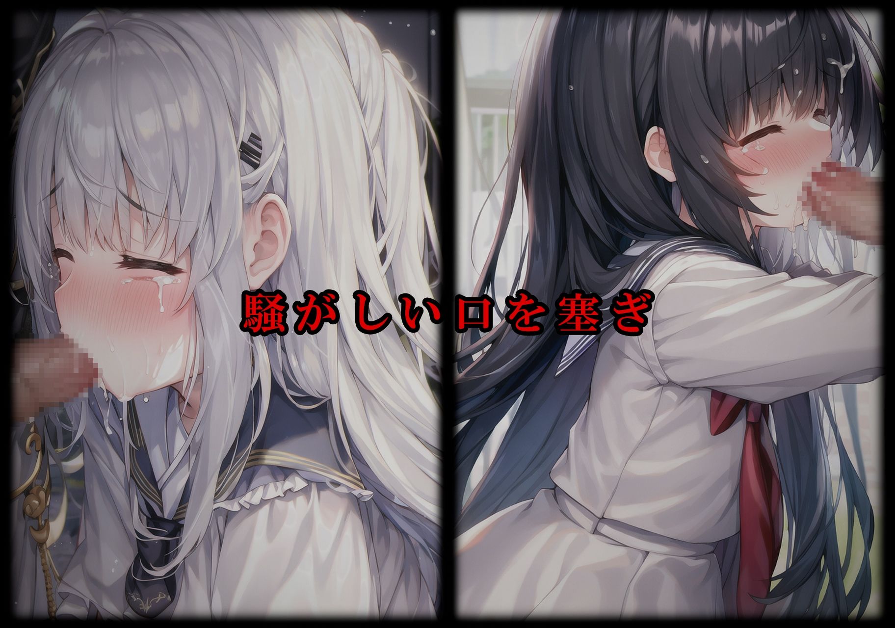 サンプル画像5:人気のない路地裏なら女の子のパンツ見たりナニしてもイける気がする(狼芝居) [d_281697]