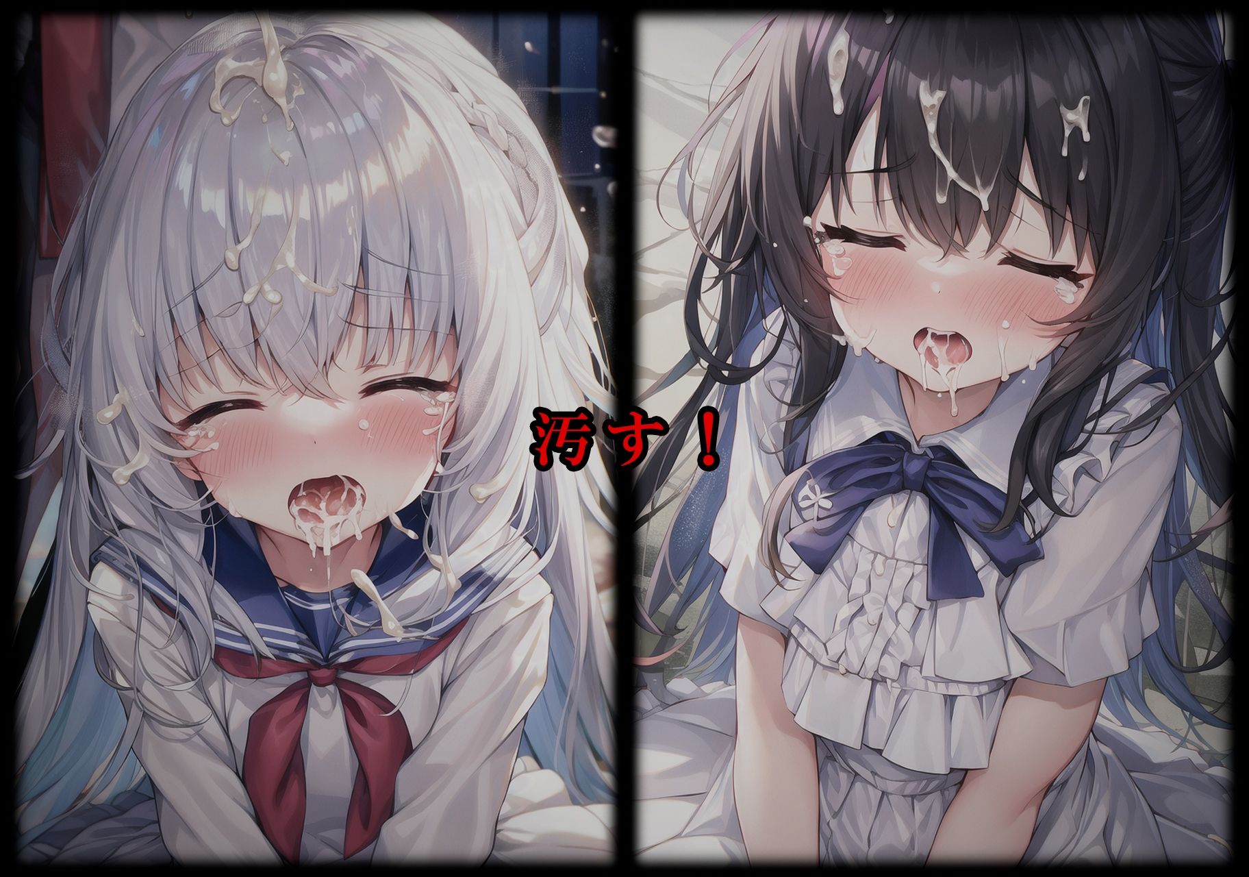 サンプル画像6:人気のない路地裏なら女の子のパンツ見たりナニしてもイける気がする(狼芝居) [d_281697]