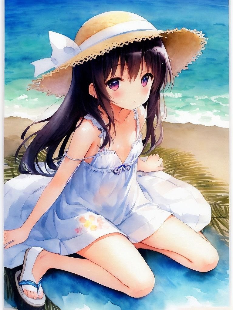 サンプル画像1:白ワンピース少女集(Bookmark) [d_281823]