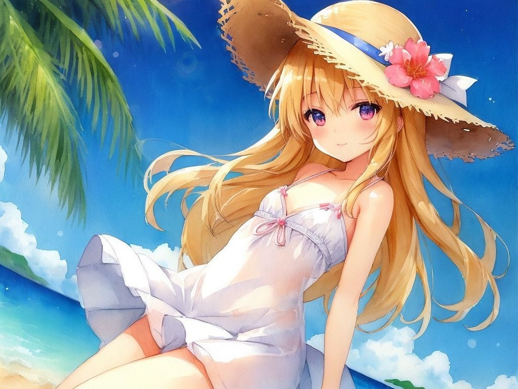 サンプル画像3:白ワンピース少女集(Bookmark) [d_281823]