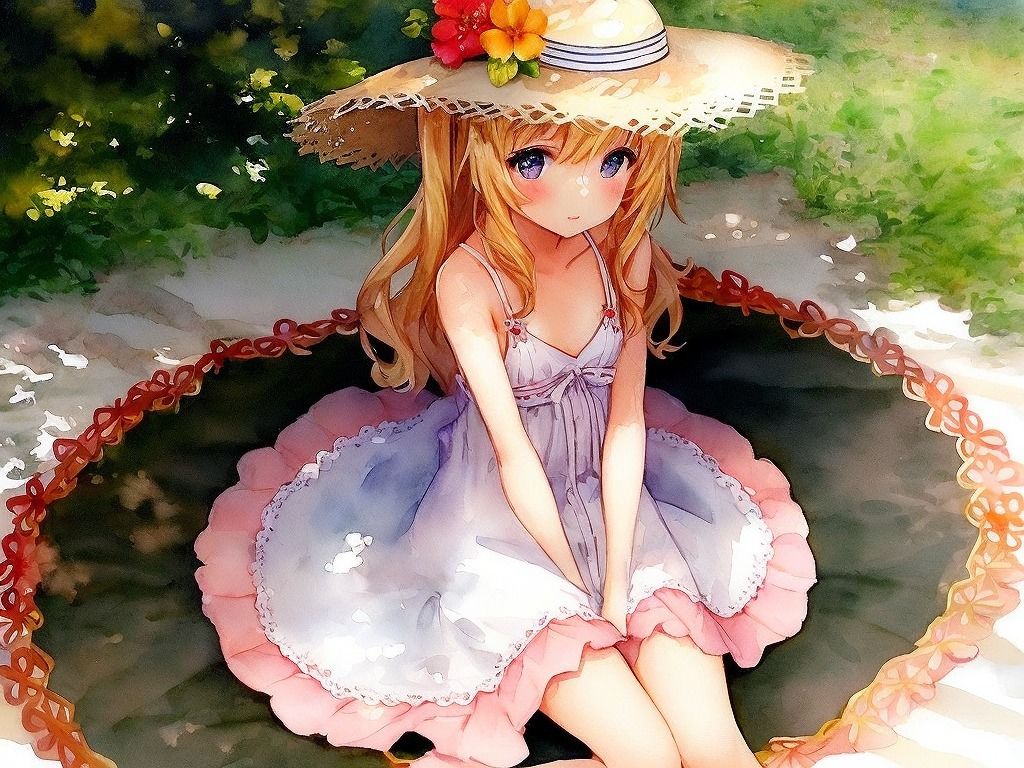 サンプル画像4:白ワンピース少女集(Bookmark) [d_281823]