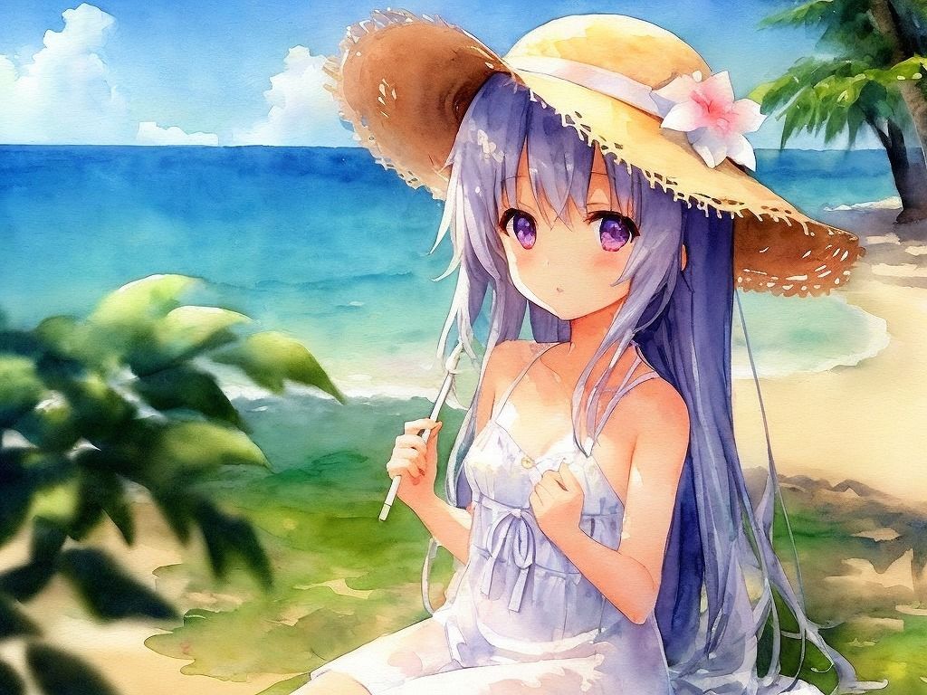 サンプル画像6:白ワンピース少女集(Bookmark) [d_281823]