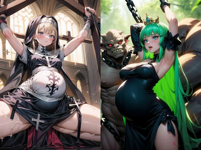 サンプル画像1:肉壁-戦利品はボテ腹娘-(takagi_studio) [d_281824]