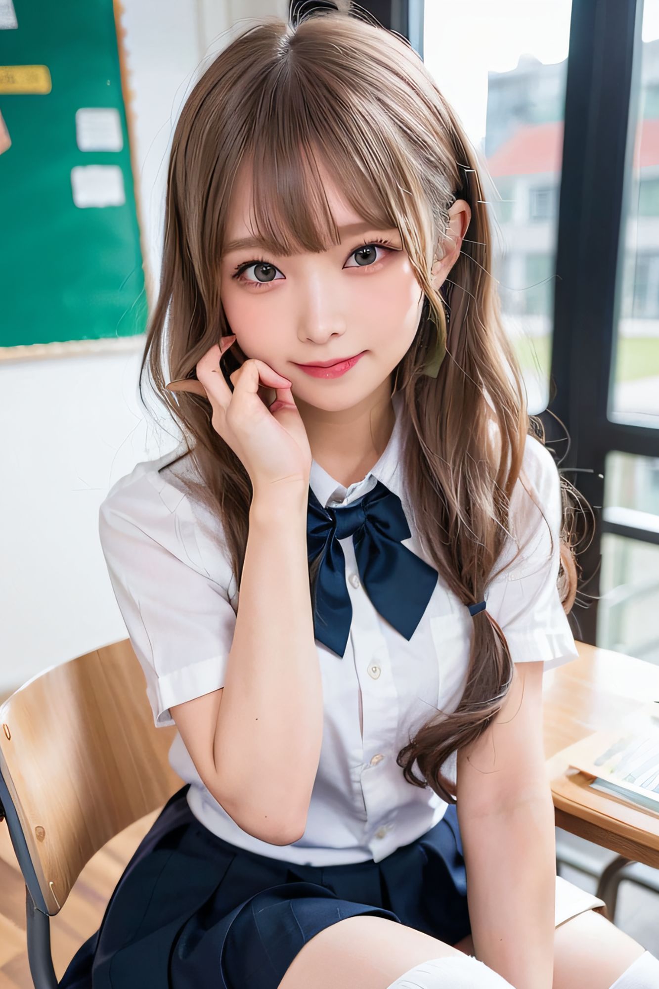 サンプル画像4:かわいいエッチ顔 〜制服〜(UClub) [d_281841]