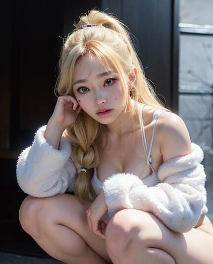 サンプル画像3:金髪彼女の写真集(ももらん) [d_281934]