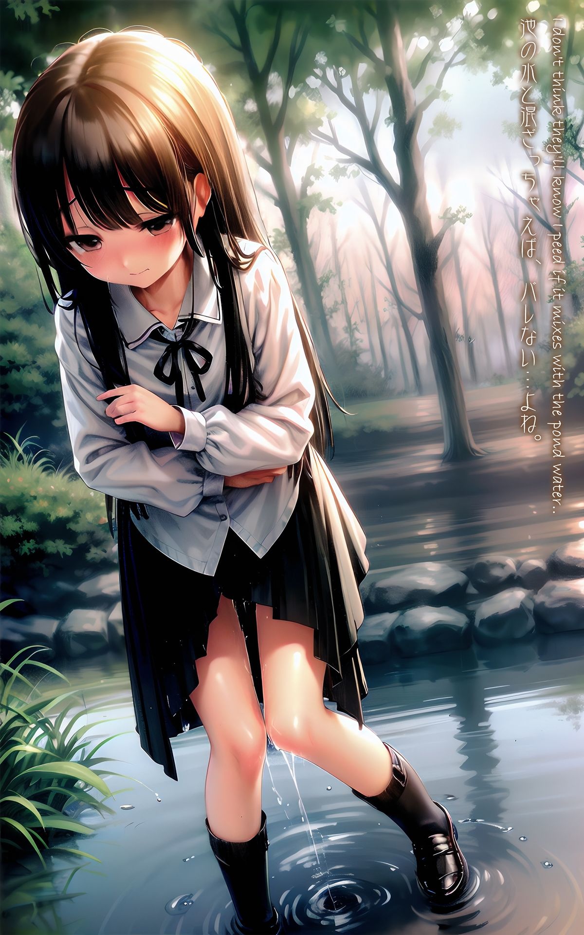 サンプル画像1:漏ちゃいました。(QMEI) [d_282065]