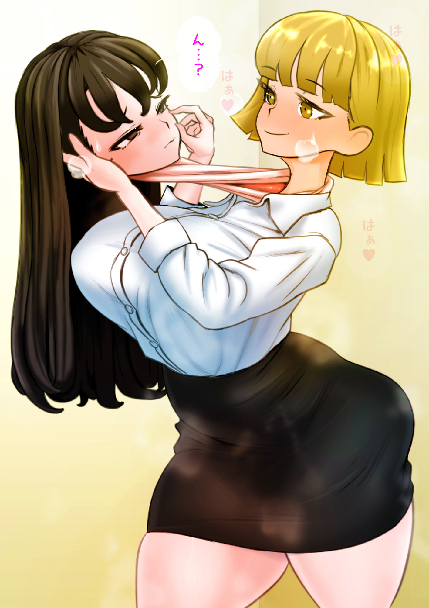 サンプル画像3:浮気調査対象の泥棒猫OLが昔好きだった女の子「高瀬」だったので依頼主OLを着たうえで「高瀬」を着て弄んでしまった探偵のお話(SENIPHA) [d_282071]